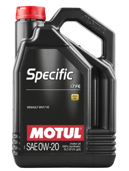 Ulei de motor sintetic MOTUL Specific 17 FE 0W20, 5 litri